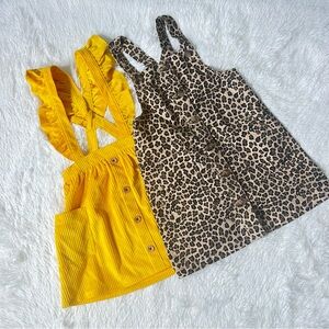 Wonder Nation Yellow and Leopard Print Outfits